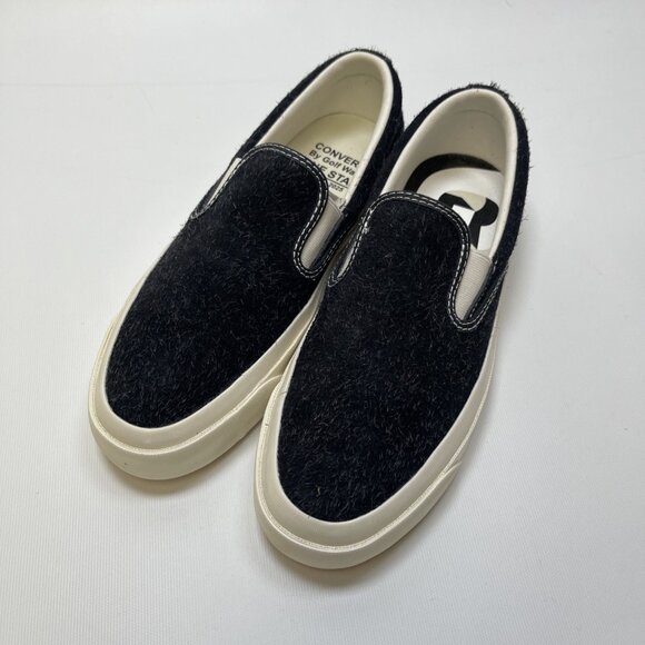 Converse x GOLF le FLEUR One Star Slip Pro Shoes Slip-On Black Women Sz 8 US NEW - Picture 5 of 10